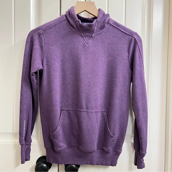 Athleta Girl All For One Hoodie in Purple, Size L (12) - Picture 1 of 8